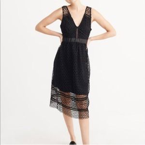 Abercrombie & Fitch Lace Midi Dress